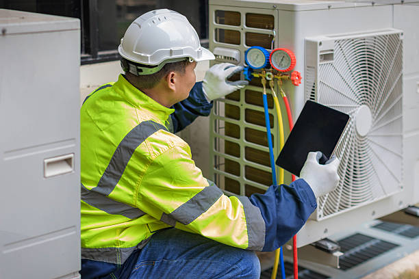 Professional Ductwork Repair technician working in Montreat, NC